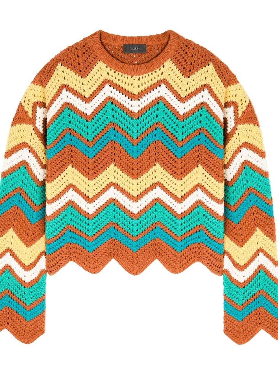 Affordable jumper Kaleidoscopic chevron Alanui knit Women 0726